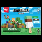 Algida Minecraft zmrzlina 4x75ml
