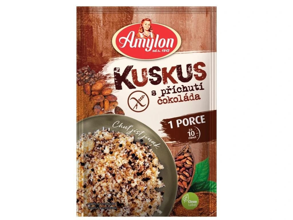 Amylon Kuskus s příchutí čokoláda - bez lepku, 75 g