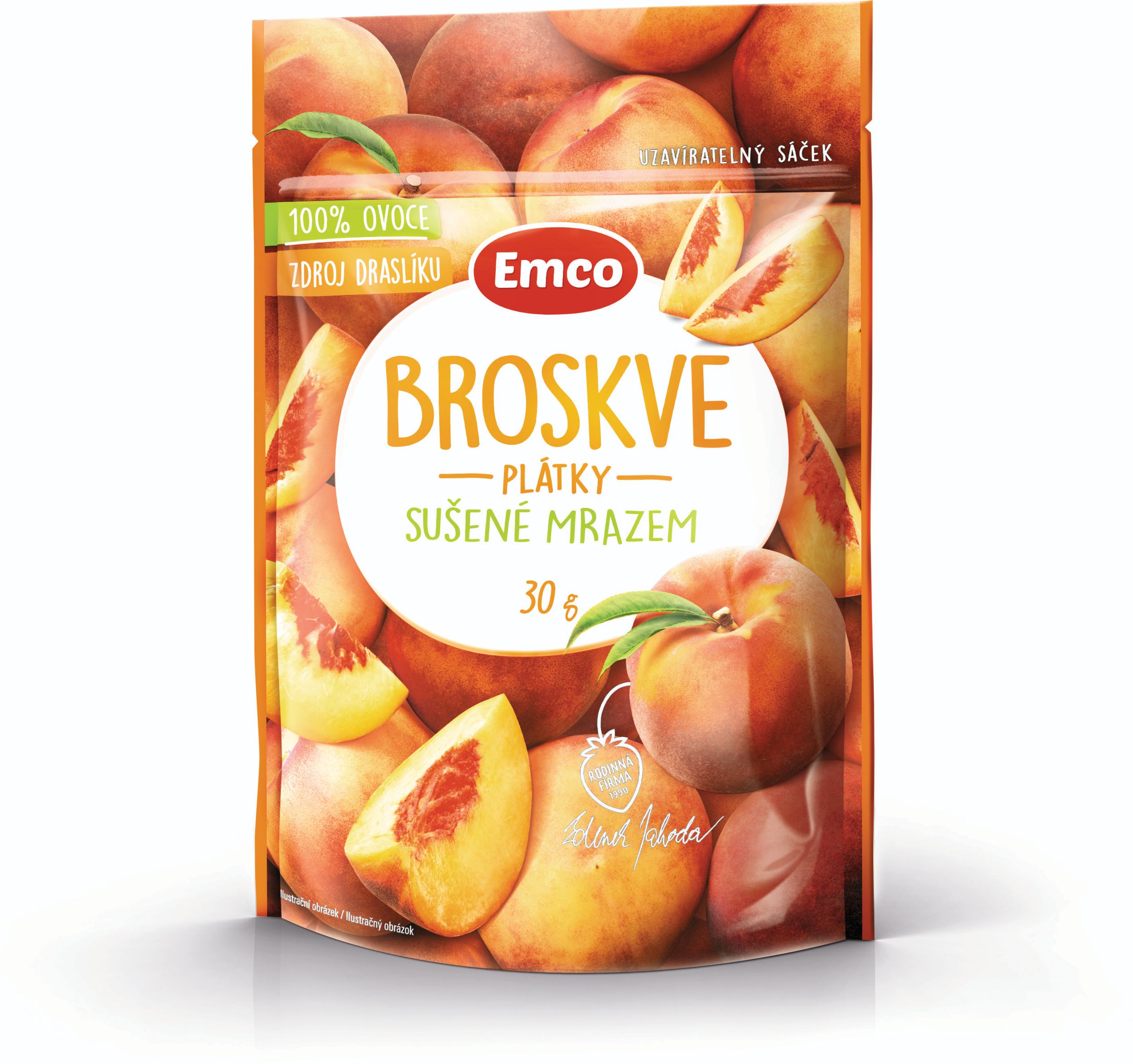 Emco Mrazem sušené broskve 30g