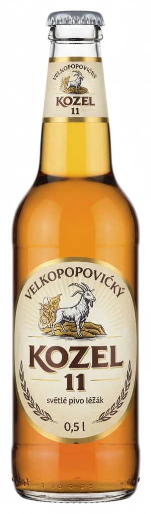 Velkopopovický Kozel 11 světlé pivo ležák