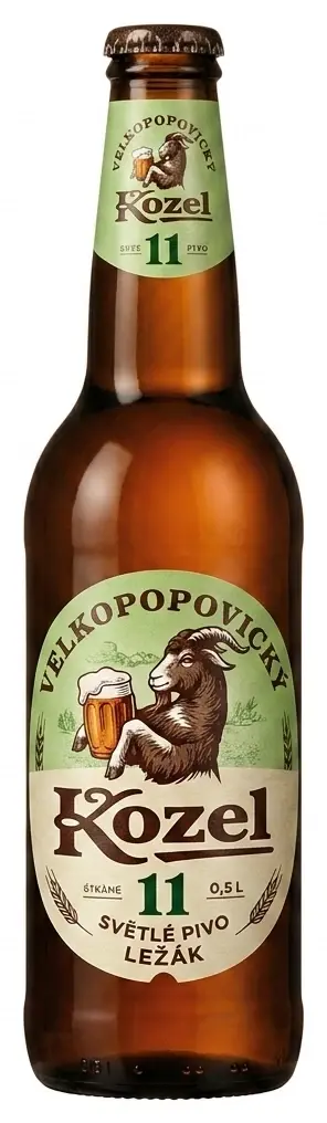 Velkopopovický Kozel 11 světlé pivo ležák