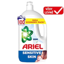 Ariel Tekutý Prací Prostředek Pro Citlivou Pokožku, 4.5l, 100 Praní