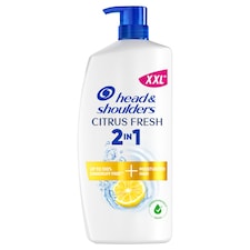 Head & Shoulders Citrus Fresh 2v1 Šampon a Kondicionér Proti Lupům 800ml s Pumpičkou. Bez Lupů