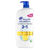Head & Shoulders Citrus Fresh 2v1 Šampon a Kondicionér Proti Lupům 800ml s Pumpičkou. Bez Lupů