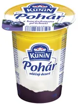 Mlékárna Kunín Pohár mléčný dezert s borůvkovou příchutí