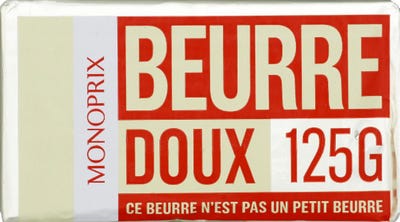 Monoprix Máslo