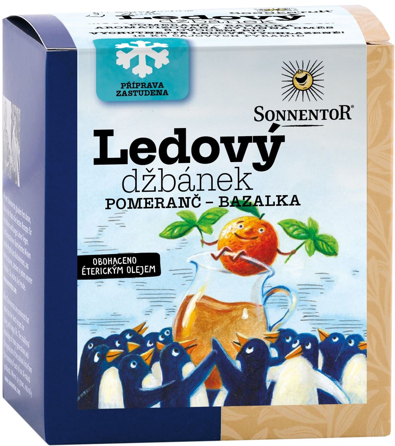 Sonnentor BIO Ledový džbánek pomeranč a bazalka