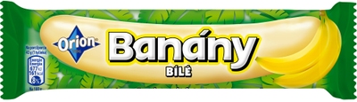 ORION Banány želé tyčinka v bílé polevě