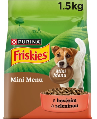 Friskies Mini Menu granule pro psy, hovězí