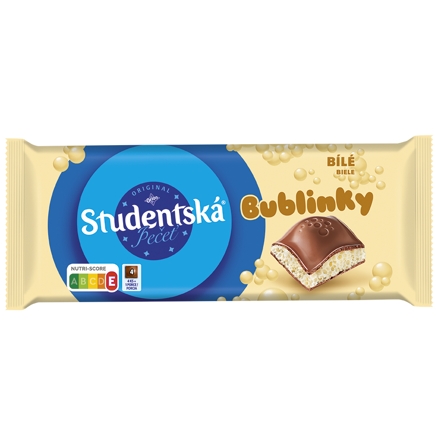 Orion Studentská pečeť Bublinky mléčná a bílé bublinky