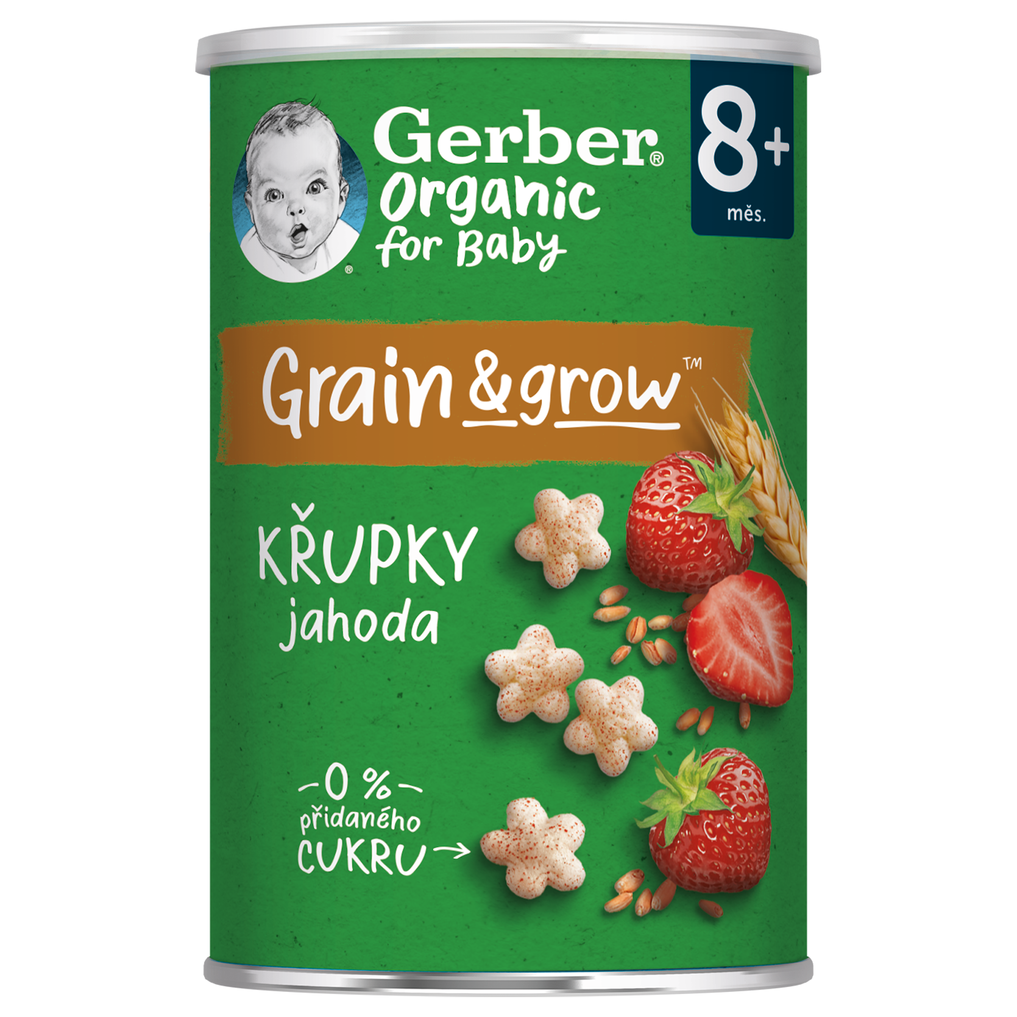 Gerber Organic BIO Křupky jahodové