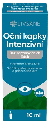 LIVSANE Oční kapky intenz.bez konzerv.látek 10ml