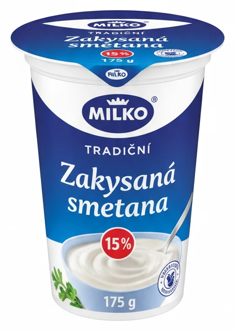 Milko Zakysaná smetana 15%