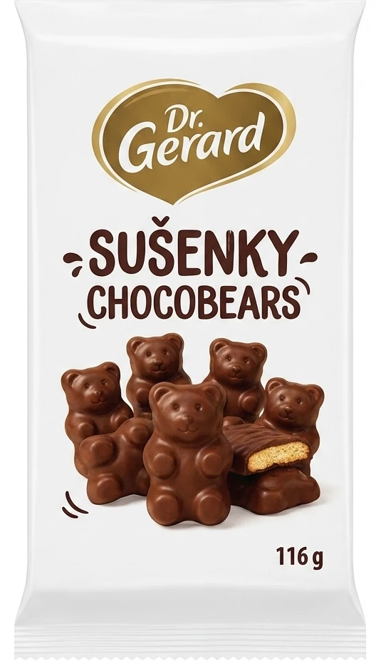 Sušenky Chocobears Dr. Gerard