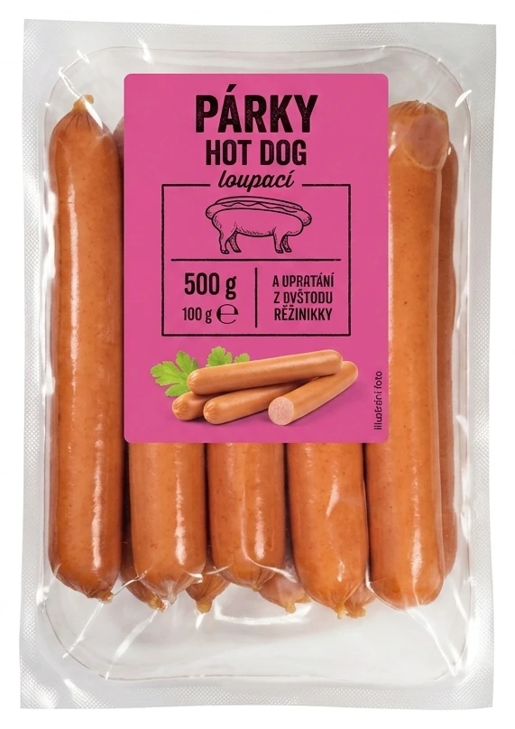 Párky Hot Dog loupací