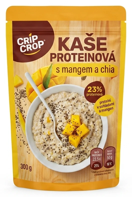 Kaše proteinová s mangem a chia Crip Crop