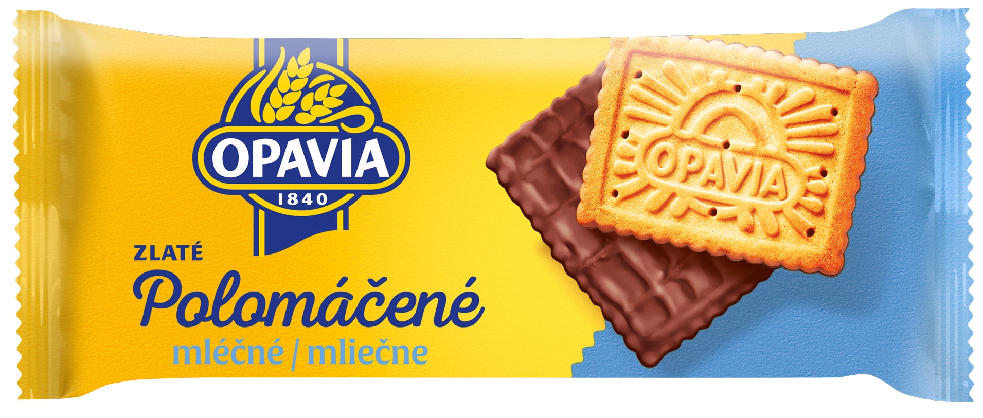 Opavia sušenky Zlaté Polomáčené mléčné