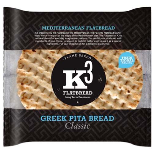 Kolios K3 originální řecký pita chléb