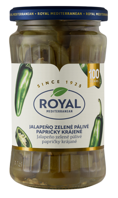 Royal Zelená jalapeno paprika plátky
