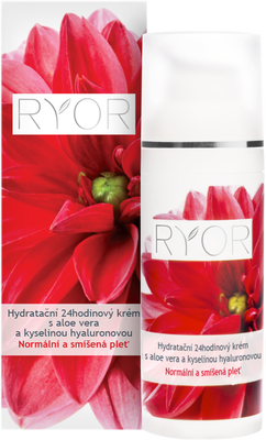 Ryor Hydratační 24hod. krém s aloe vera a kyselinou hyaluronovou