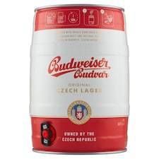 Budweiser Budvar Original světlý ležák soudek 5l