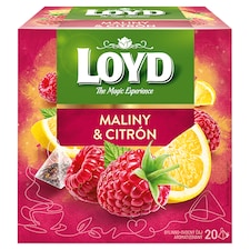 Loyd Bylinno-ovocný čaj aromatizovaný maliny & citron 20 x 2g (40g)