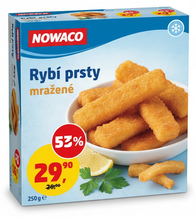 Rybí prsty Nowaco mražené