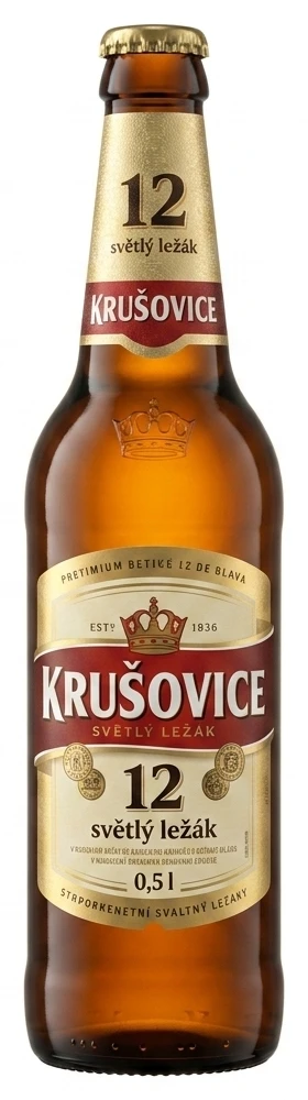 Krušovice 12 světlý ležák