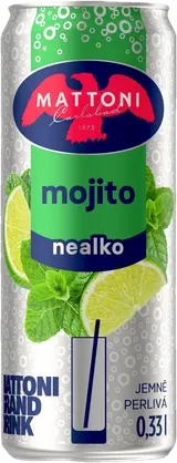 Mattoni Nealko drink mojito plech