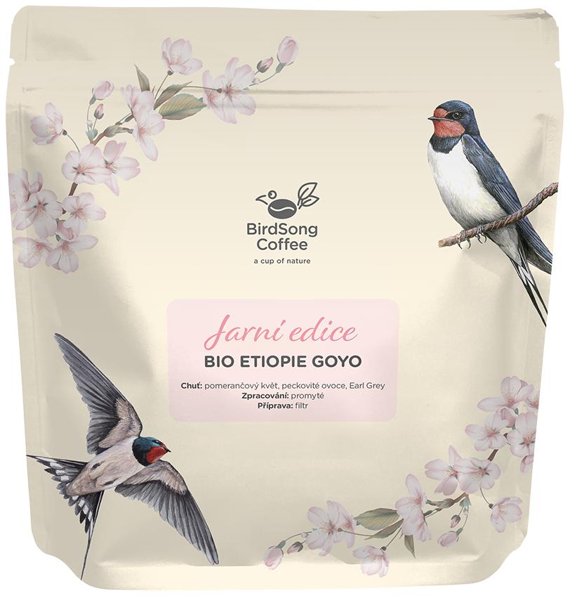 BirdSong Coffee jarní edice Etiopie Goyo filtr zrnková káva