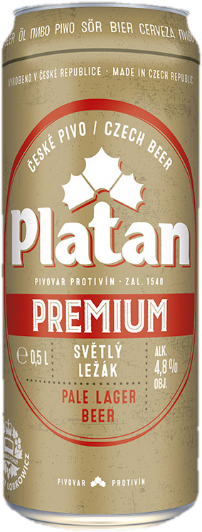 Platan Premium světlý ležák plech