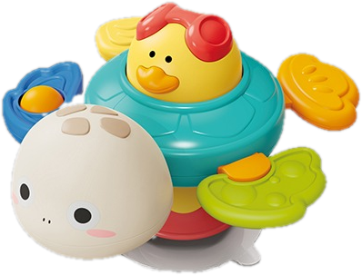 Babyono Senzorická hračka s přísavkou želva