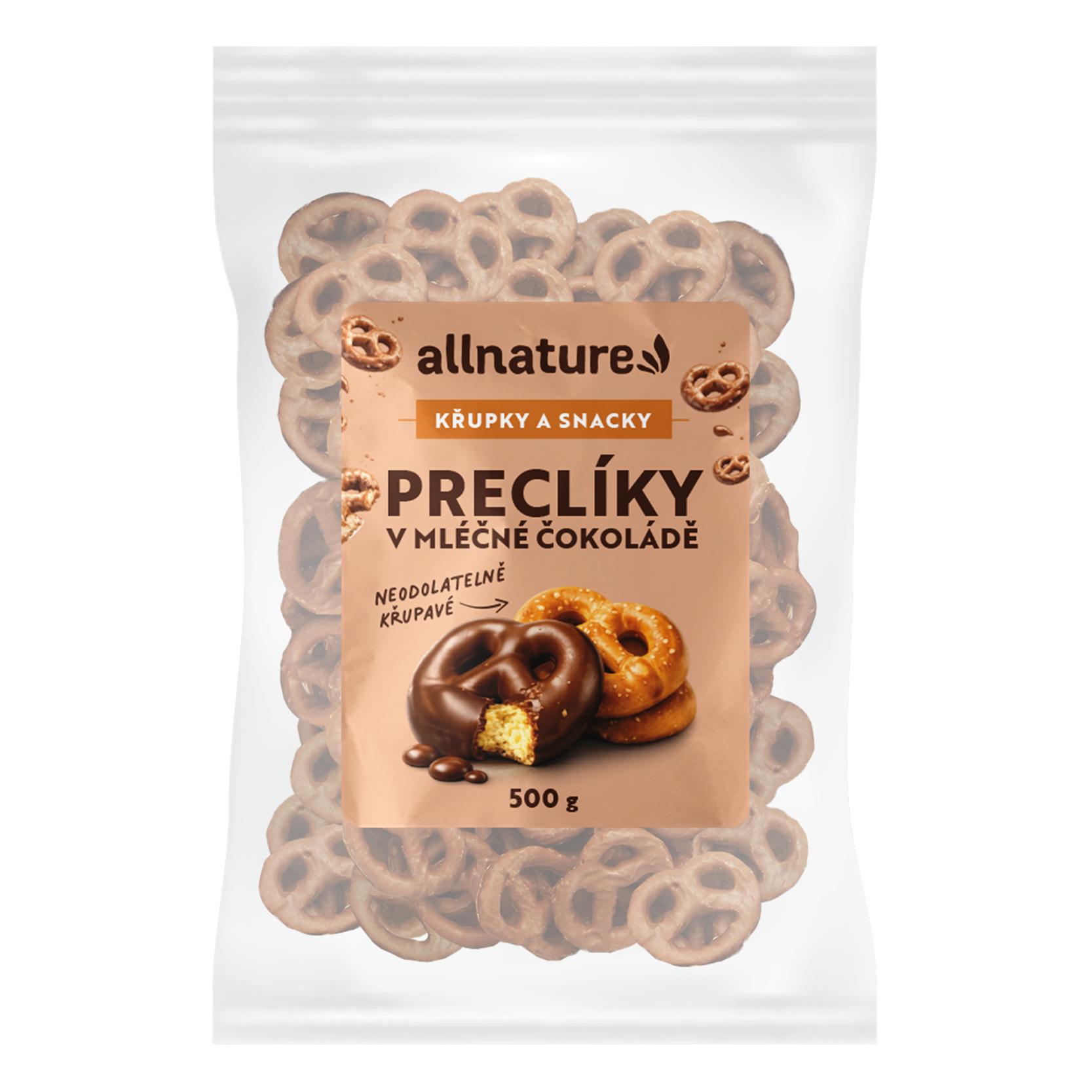 Allnature Preclíky v mléčné čokoládě