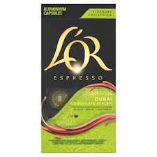L'OR Espresso Dubai Chocolate Style pražená mletá káva aromatizovaná v kapslích 10 ks 52g