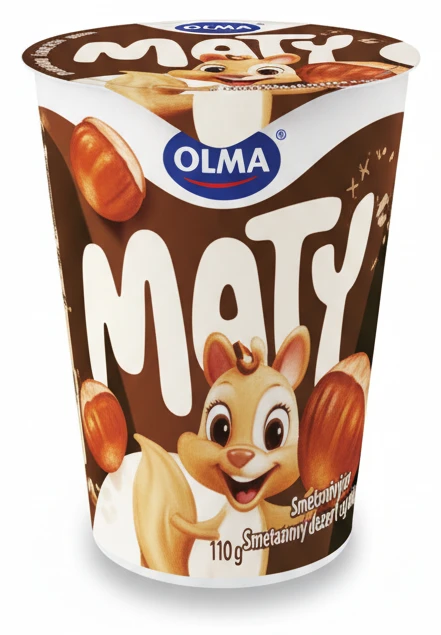 Olma Maty Smetanový dezert