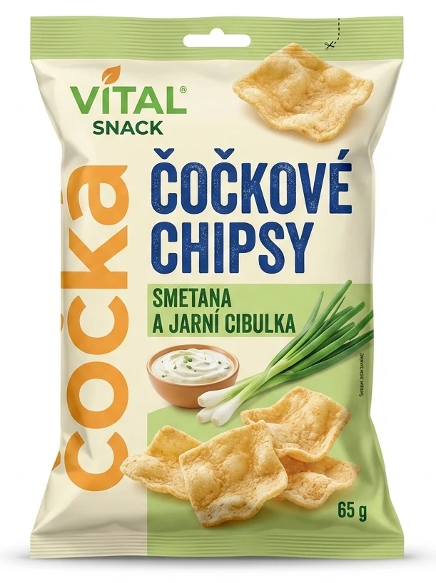 VITAL SNACK Luštěninové chipsy