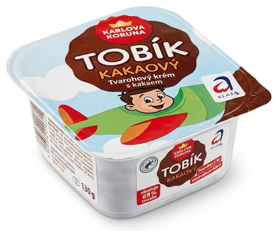 Tvarohový krém Tobík Karlova koruna