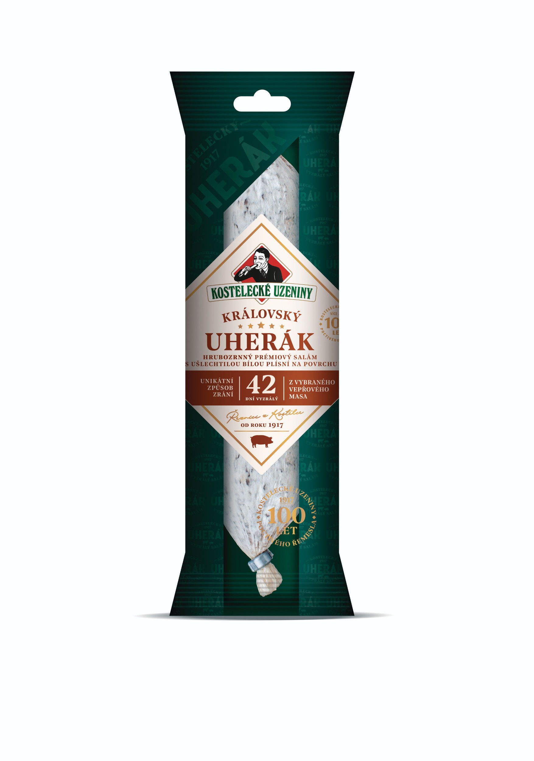 Kostelecné Uzeniny Královský Uherák 380g