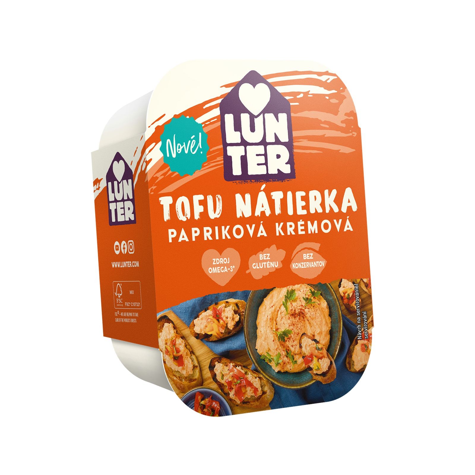 Lunter Papriková krémová pomazánka 140g