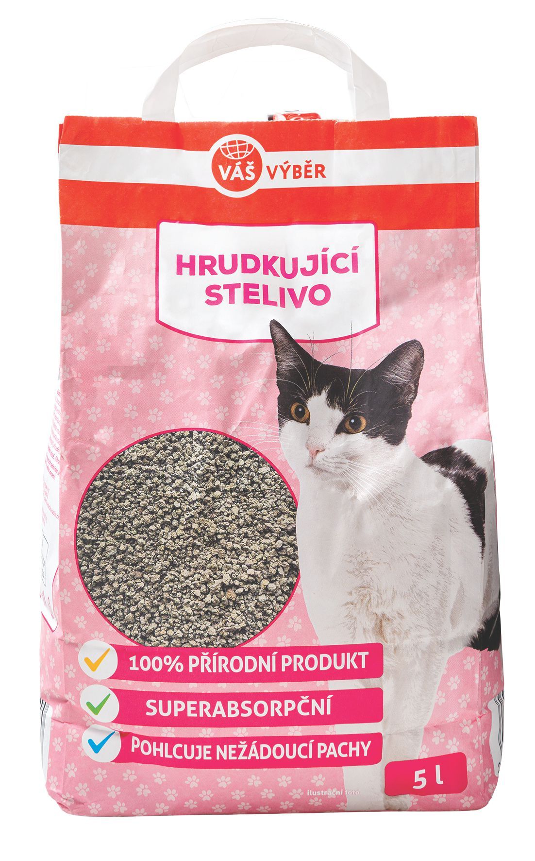 Váš výběr stelivo pro kočky 5l
