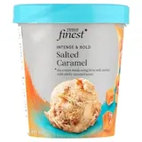 Finest Smetanový mražený krém karamelový s polevou slaný karamel a kousky fondánu 500ml