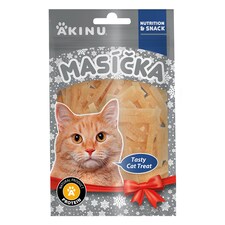 Akinu MASÍČKA Kuřecí řezanky pamlsek pro kočky 50 g