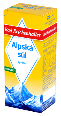 Bad Reichenhaller Alpská sůl jod + fluor