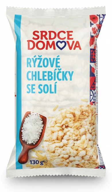 Srdce domova Rýžové chlebíčky