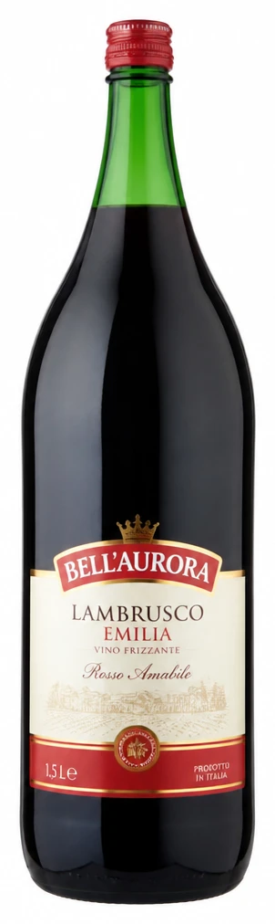 Lambrusco Emilia Bell'Aurora červené, bílé