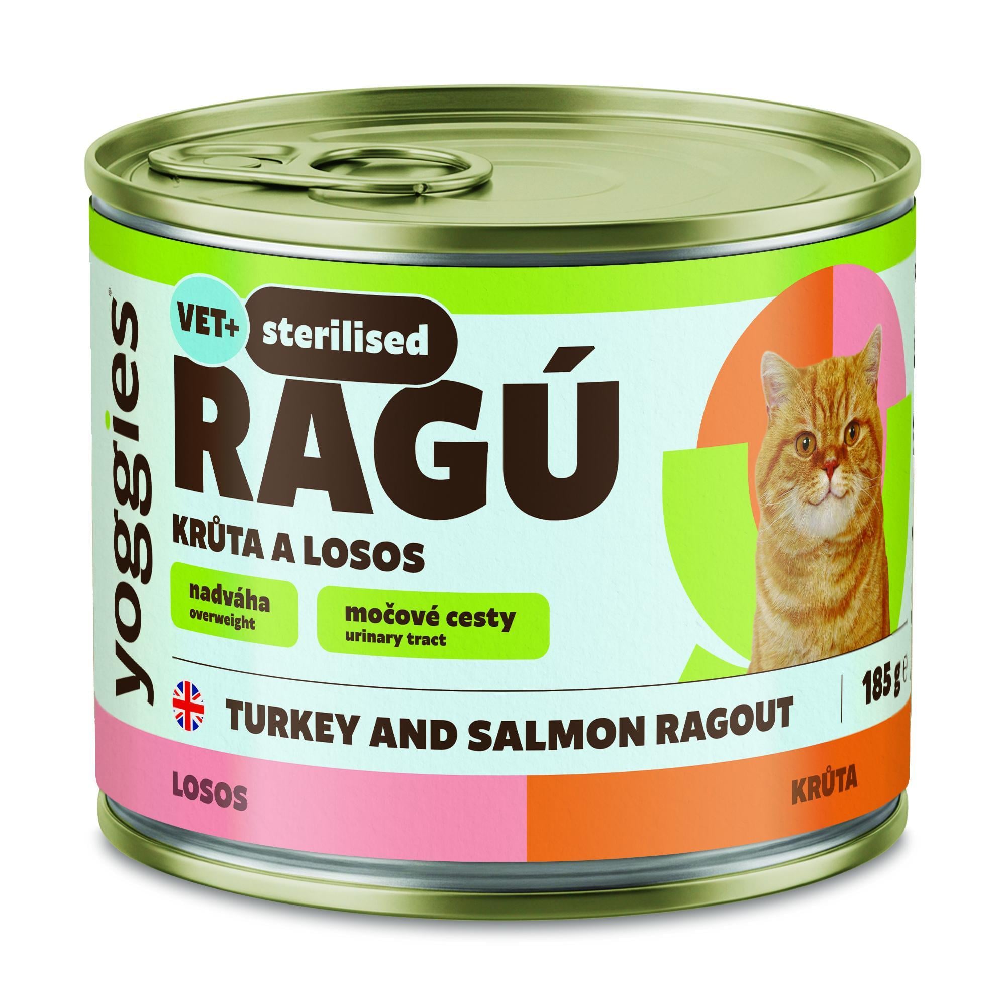 Yoggies Ragú pro kočky krůta a losos