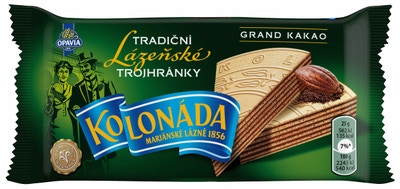Opavia Kolonáda Trojhránky lázeňské oplatky Grand kakao