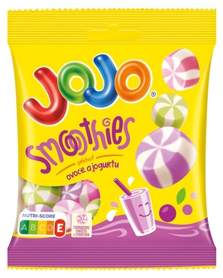 Jojo Smoothies želé bonbóny s jogurtovo-ovocnými příchutěmi