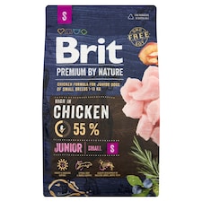 Brit Premium by Nature Junior S kompletní krmivo pro psy 3kg