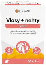 LIVSANE Vlasy+nehty Vital měkké tobolky 60ks